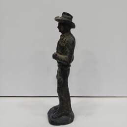 Vintage 16.25" Tall Cowboy with Pistol Statue alternative image