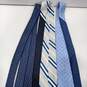 Bundle of 3 Assorted Blue Dotted & Striped Men's Ties image number 5