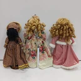 The Collectors Choice Bundle of 3 Assorted Porcelain Dolls alternative image