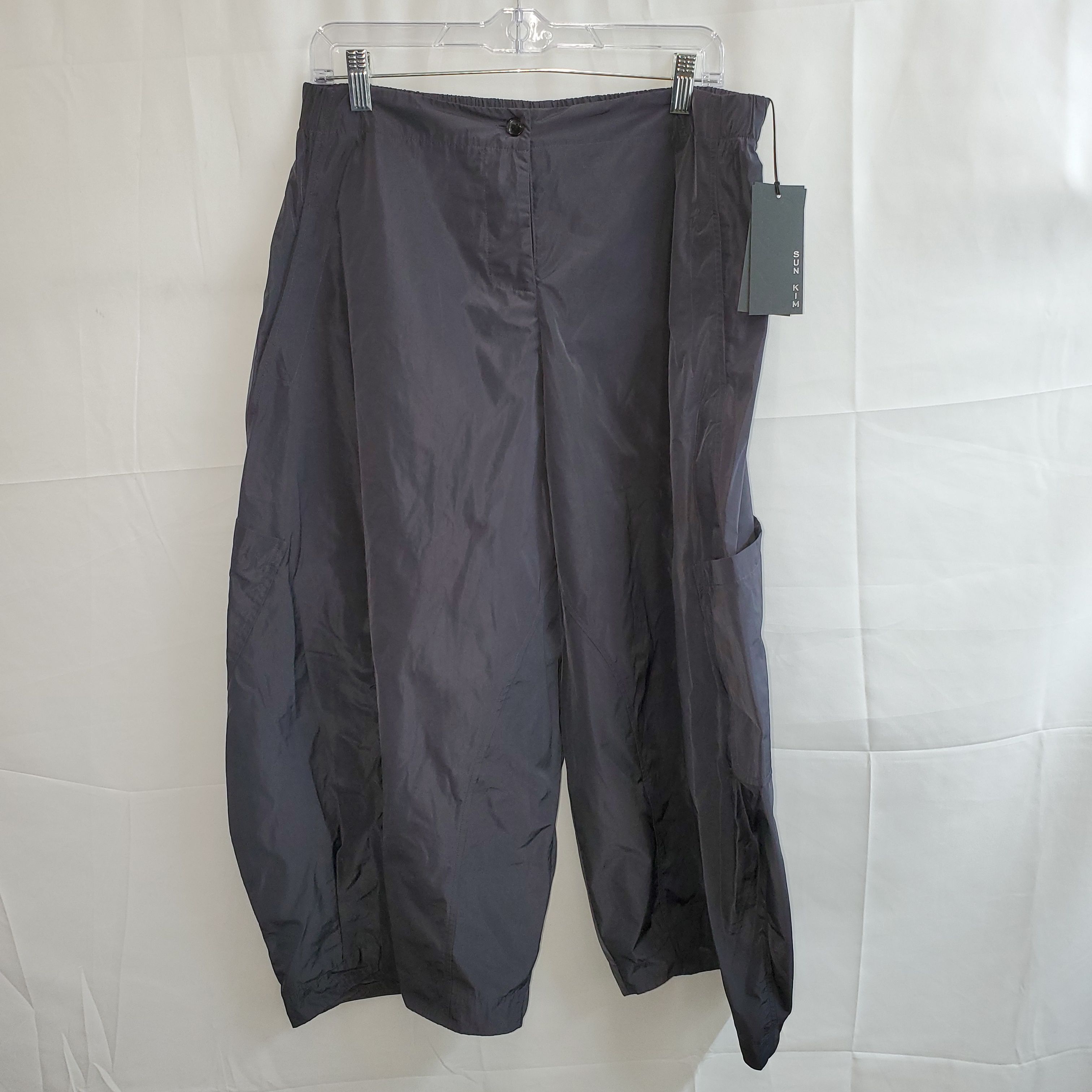 Stylish Cotton Polyester Casual Pants Summer Harem Pants Loose Pockets  Elegant Elastic Waist Straight Leg Sweatpants Streetwears - AliExpress