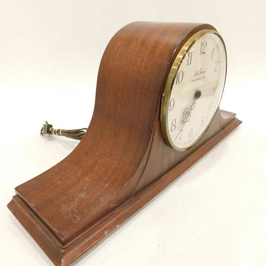 VNTG Seth Thomas Brand Medbury-6E/E720-001 Model Wooden Tabletop Clock w/ Power Cable image number 4