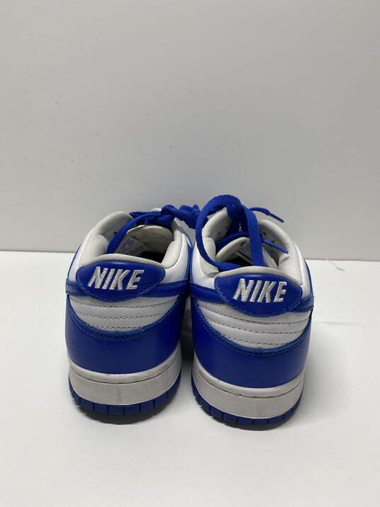 Authentic Nike Dunk Low Retro SP Kentucky Blue Athletic Shoe M 11 image number 4