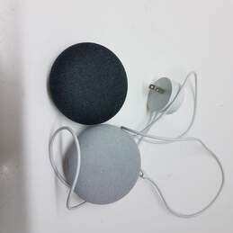 Lot of Two Google Home Mini Speakers