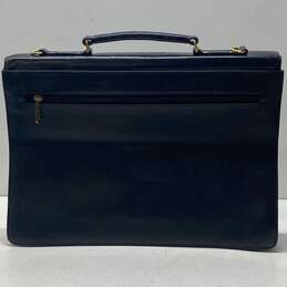 Golden Duck Black Leather Portfolio Document Bag alternative image