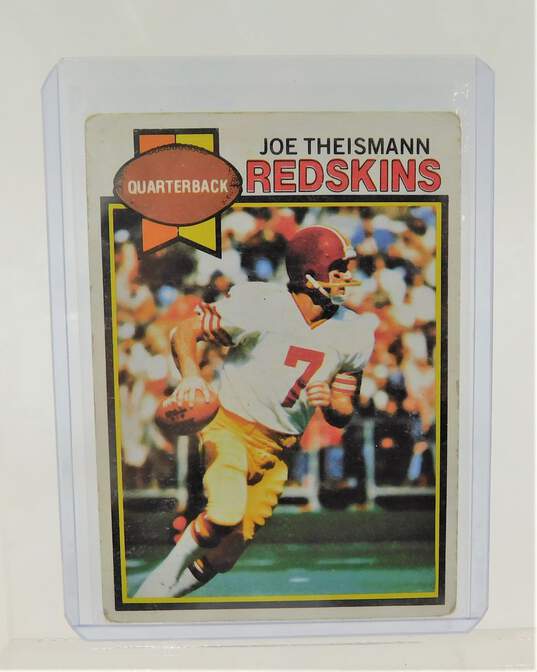 1979 HOF joe Theismann Topps #155 Washington Redskins image number 1