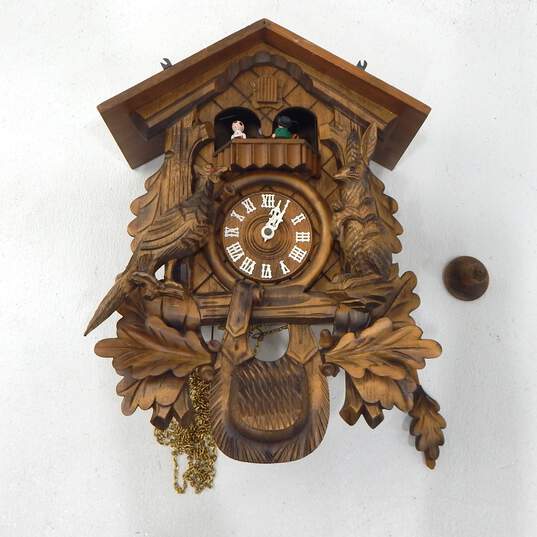 Vintage Regula Black Forest Hunting Style Cuckoo Clock image number 1