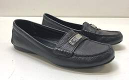 COACH Black Leather Flats Loafers Shoes Women's Size 7.5 B