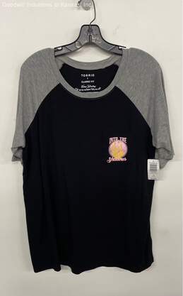 Torrid Black T-shirt - Size 1