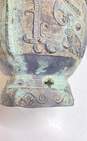 Oriental Bronzeware11.5 inch Tall Archaistic Vessel Decorative Metal Vase image number 9