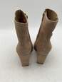 Vince Camuto Membidi Beige Suede Ankle Boots Womens Size 10 image number 4