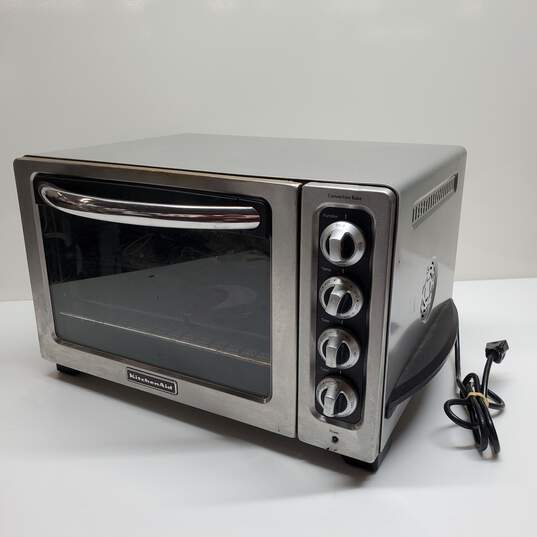 KitchenAid 12" Compact Counter Stainless Steel Toaster Oven (Untested) image number 1