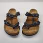 Birkenstock Women's Mayari Black Leather Toe Loop Slide Sandals Size 4 image number 1