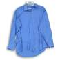 Pierre Cardin Mens Blue & White Striped Shirt Size L image number 1