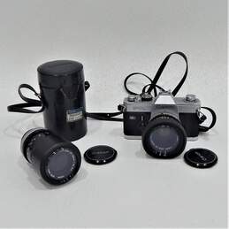 Canon FTb SLR 35mm Film Camera W/ 50mm & 135mm Lenses