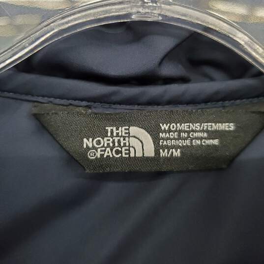 The North Face Navy Blue Snap Button Vest WM Size M image number 3