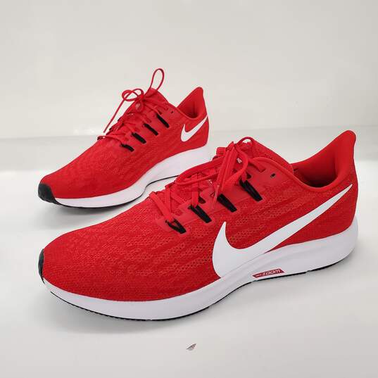 Nike Men's Air Zoom Pegasus 36 'University Red' Running Shoes Size 12 image number 1