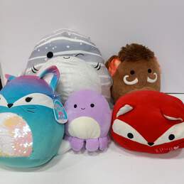 5pc Bundle of Assorted Squishmallow Stuffed Animals