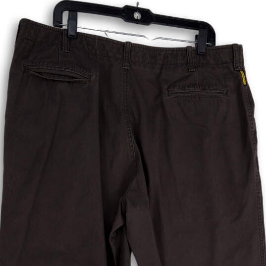 Mens Gray Denim Medium Wash Slash Pocket Tapered Leg Jeans Size 38 image number 4