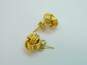 14K Yellow Gold Love Knot Stud Earrings 1.5g image number 2