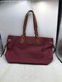 Dooney & Bourke Womens Maroon Tote Bag With Tags image number 1