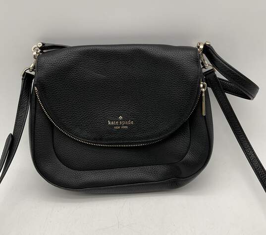 Kate Spade New York Black Shoulder Crossbody Bag W/Matching Wristlet image number 2