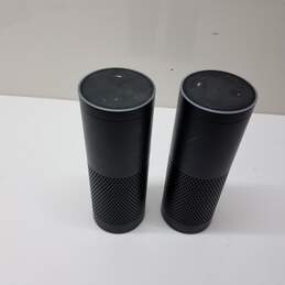 Lot of 2 Amazon SK705Di Echo 1st Gen Smart Speakers