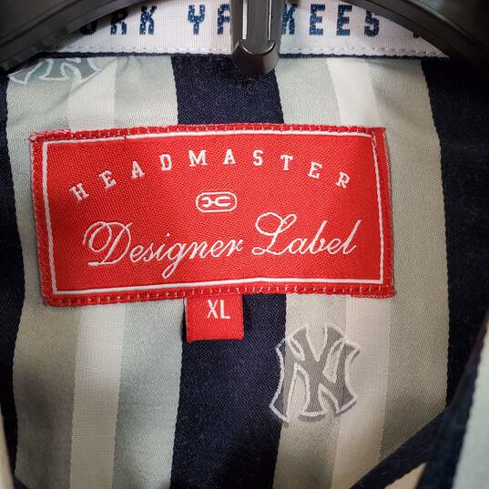 Headmaster Men Blue New York Yankees Shirt XL NWT image number 3