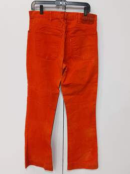 Levi's Straight Leg Orange Jeans Size 34x36 alternative image