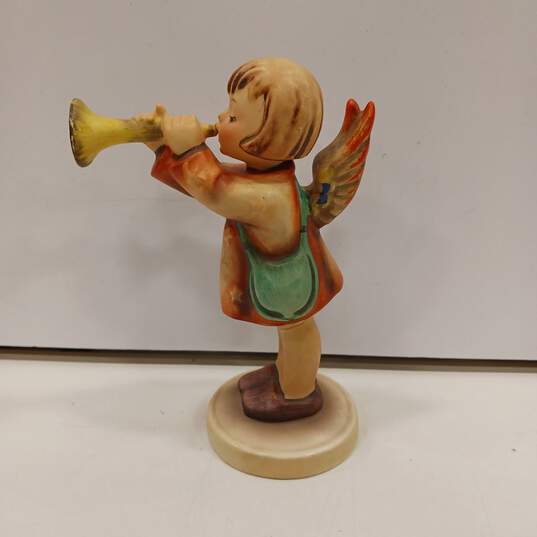 Vintage Hummel Child Playing Trumpet w/ Wings Figurine image number 3