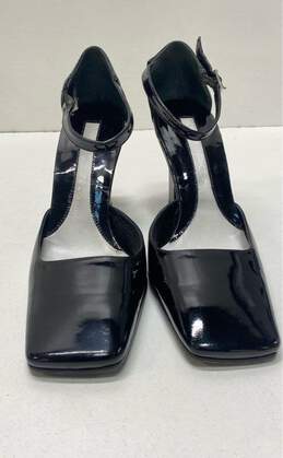 Via Spiga Patent Leather Square Toe Heels Black 6 alternative image