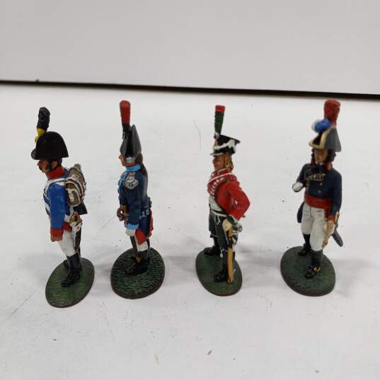 4pc Set of DelPrado Assorted Hand Painted Solider Figurines image number 3