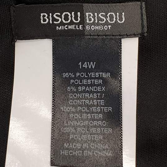Bisou Bisou Women Black Dress Sz 14W NWT image number 3