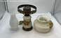 Milk Glass Floral Hurricane Lamp Parts/Repair image number 2