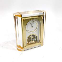 Seiko Emblem Mantel Rotating Pendulum Clock