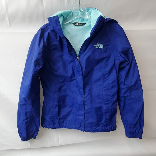 The North Face Womens Blue Rain Jacket Size XS image number 1