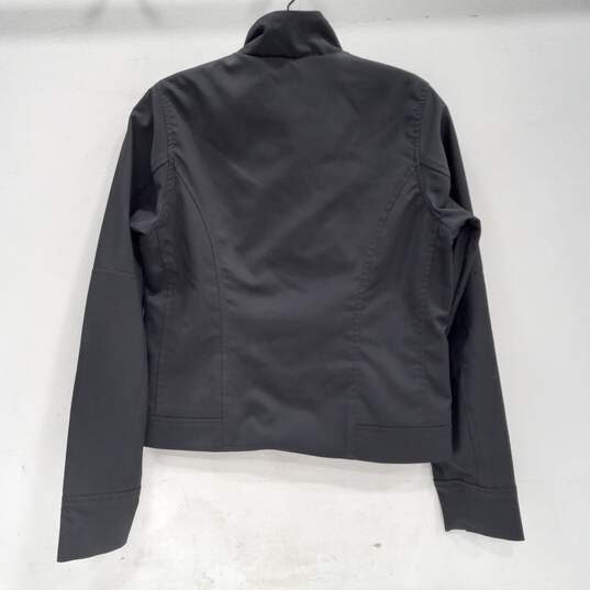 Marmot Women's Black Full Zip Mock Neck Wind Breaker Jacket Size S image number 2