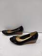 Cole Haan Women's Air Tali Black Peep Toe Wedge Heels Size 8B image number 2