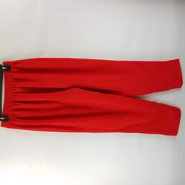 Avione Womens Red Casual Pants Size 14 alternative image
