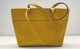 Dooney & Bourke Beacon Yellow Leather Shoulder Tote Bag alternative image