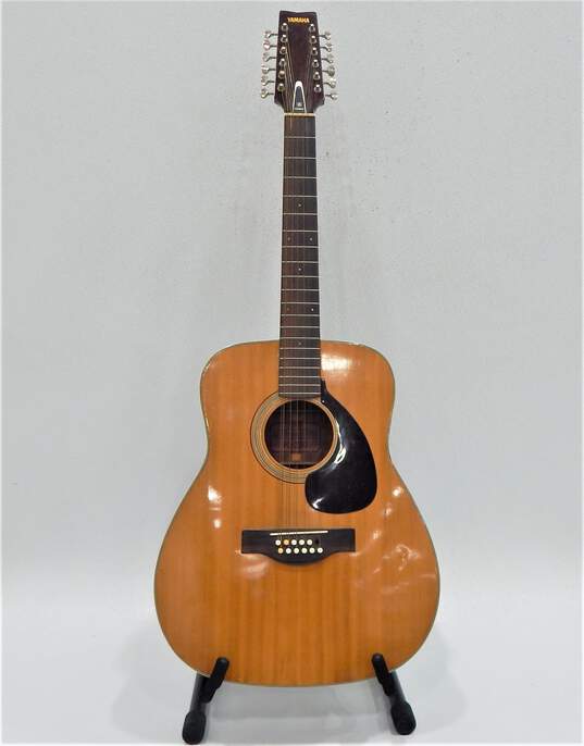 VNTG Yamaha Brand FG-230 Model Wooden 12-String Acoustic Guitar w/ Hard Case image number 1