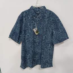 Men's Blue Reyn Spooner Men's Classic Button Up Shirt Size 2XL