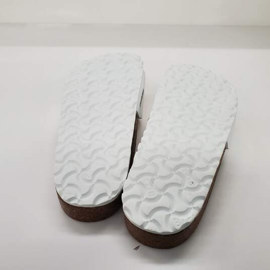Birkenstock Women's Madrid Birko-Flor White Sandals Size Men's 8/Women's 10 image number 5