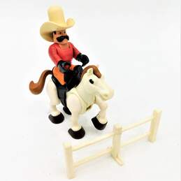 Vintage Fisher Price Husky Helper Cowboy Horse Accessories Lot