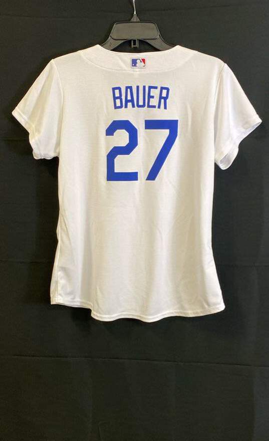 Nike Los Angeles Dodgers #27 Trevor Bauer Women's Jersey - Size L image number 2