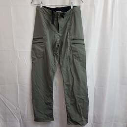 Arc'teryx Palisade Women's Gray Athletic Belted Nylon Cargo Pants Size 8