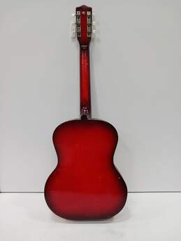 Red & Brown Flugel F-E Guitar alternative image
