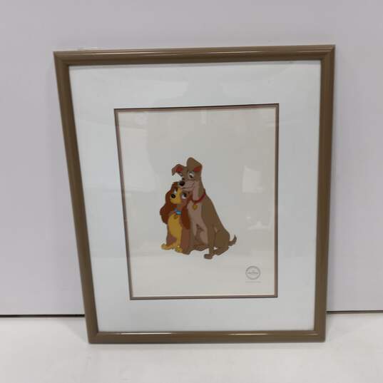 Lady & The Tramp 2500 Serigraph Cell 1993 Limited Edition Framed image number 1