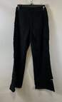 YMI Womens Black Pockets Flat Front High Rise Flared Leg Cargo Pants Size 1/25 image number 2