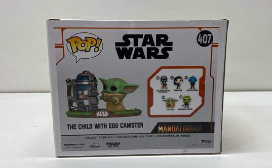 Funko Pop Deluxe Star Wars The Child With Egg Canister #407 image number 3
