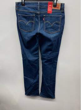 Levi's Women Denim Straight Jeans Sz 12 NWT alternative image